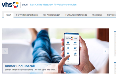 vhs.cloud - Das Online-Netzwerk der Volkshochschulen